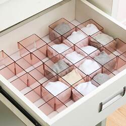 Drawer Divider Honeycomb Storage Grid Free Combination Organizer for Socks and Underwear Honeycomb Wardrobe Storage Box