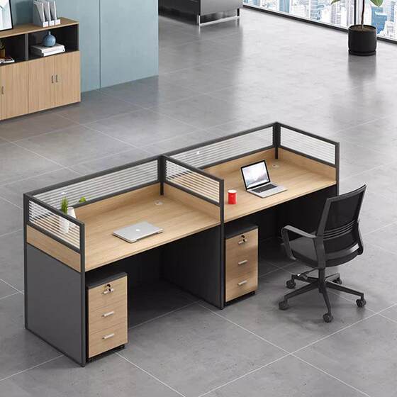 
Work station-desk simple modern staff chair six 4 people 6 booth office furniture male four pairs staff appointment desk set