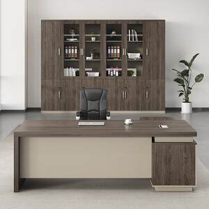 Boss desk desk and chair combination simplicity and modern president table manager in charge of the table big class office furniture set
