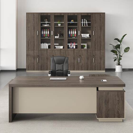 Boss desk desk and chair combination simplicity and modern president table manager in charge of the table big class office furniture set
