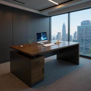 
Office desk simple modern office furniture boss table table chair combination manager president single table large desk