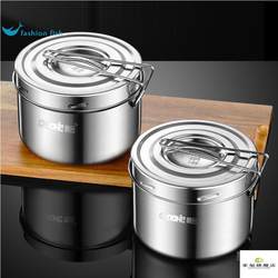 304 Stainless Steel Lunch Box, Food-Grade Old-Fashioned Iron Lunch Box, Steamed Lunch Box for Office Workers, Lunch Box for Primary School Students in the Canteen