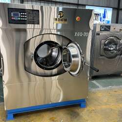 30kg Automatic Stainless Steel Washing Machine for Industrial Use, 50kg 70kg Hotel Sheet Washing Equipment