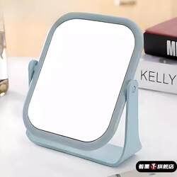 Student Dormitory Desktop Mirror ins Style Small Office Desktop Standable Home Small Dressing Bedroom Makeup Mirror