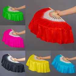 Yangko Dance Fan, Double-Sided Adult Dance Fan, Square Dance Performance Props, a Pair of Left and Right Hand Fans