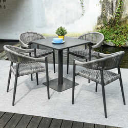 Outdoor tables and chairs, courtyard balcony, hotel outdoor garden furniture, sun room terrace, leisure chairs, cafe rattan chairs