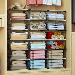Clothes Storage with Multiple Layers for Rooms, Bedrooms, Dormitories, and Closets; Storage Shelves and Cabinets for Sweaters and Pants