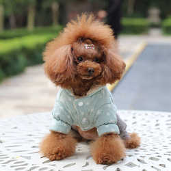 Dog winter cotton clothes, winter clothes, four-legged autumn and winter pet clothes, Teddy dog ​​puppy clothes, plus velvet and thickening