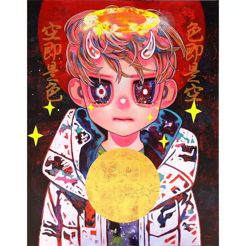 下田ひかり 『FIGHT THE VOID #1』 版画｜シルクスクリーン 