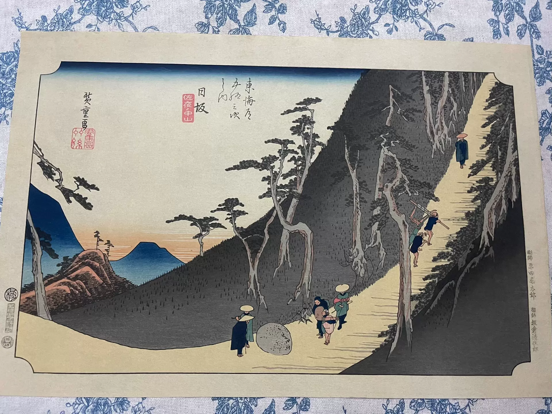 高見澤研究所 保永堂版 廣重東海道五十三次 浮世絵 参考書 木版画 風景 
