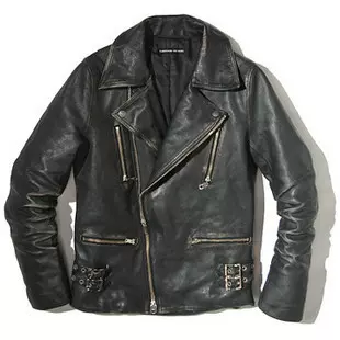 特价促销现货BACKBONE LEATHER JACKET（经典机车款）,M号-Taobao