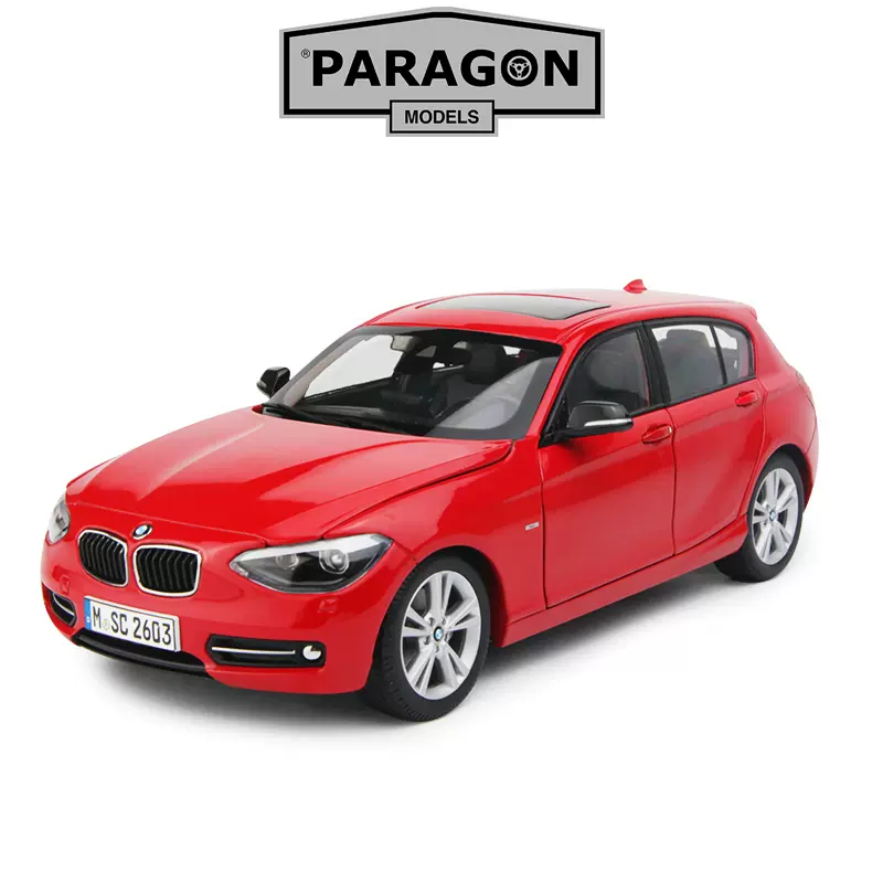 JADI Paragon BMW F20 1 Series Red 1/18 Diecast Car Model