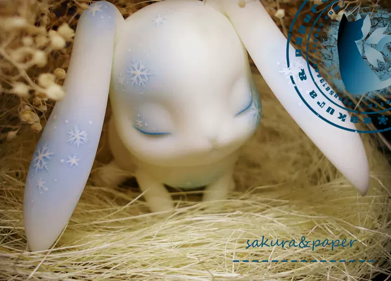 【紙櫻組】bjd小寵 年糕兔Sapphire 定金頁面