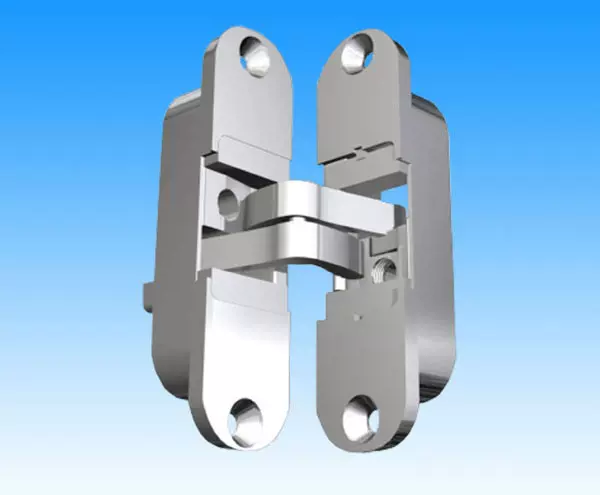 暗藏式折叠门铰链隐形木门屏风合页美宇达重型三维可调暗装合页