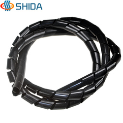 Shida Factory Direct Sales Winding Wire Tube Rolled End Wire With Manual Black And White Package Care Wire Tube 3-30mm