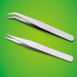 Sewing Steel Tweezers Straight Head Elbow Tweezers Length 90MM