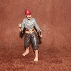 Toy figure ornaments scene model