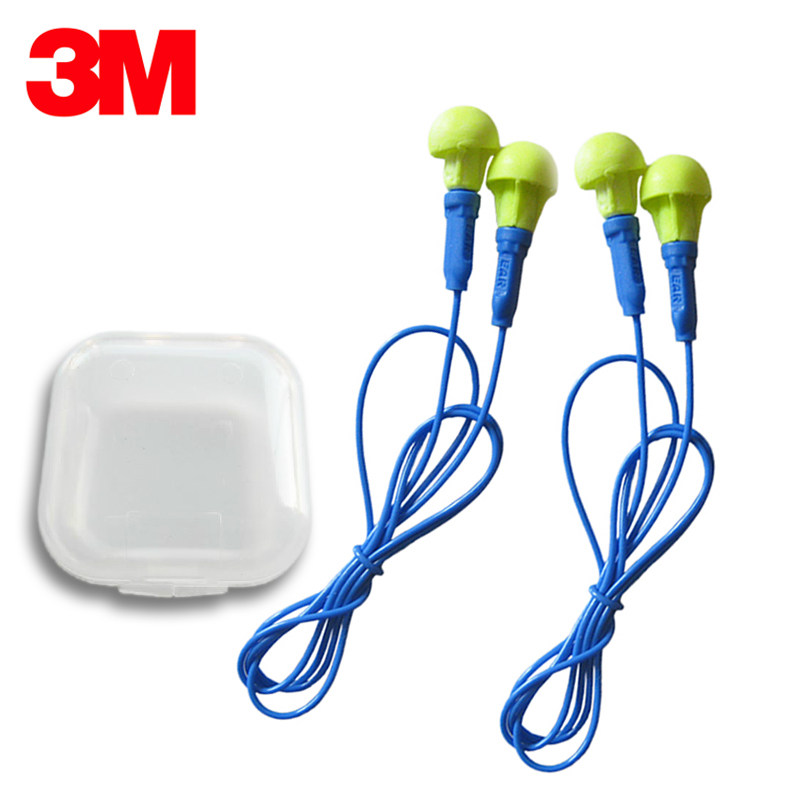 Lot De 100 Paires De Bouchons D'oreilles 3M E-A-R Push-Ins - Réduction De Bruit NRR 28 - Neuf