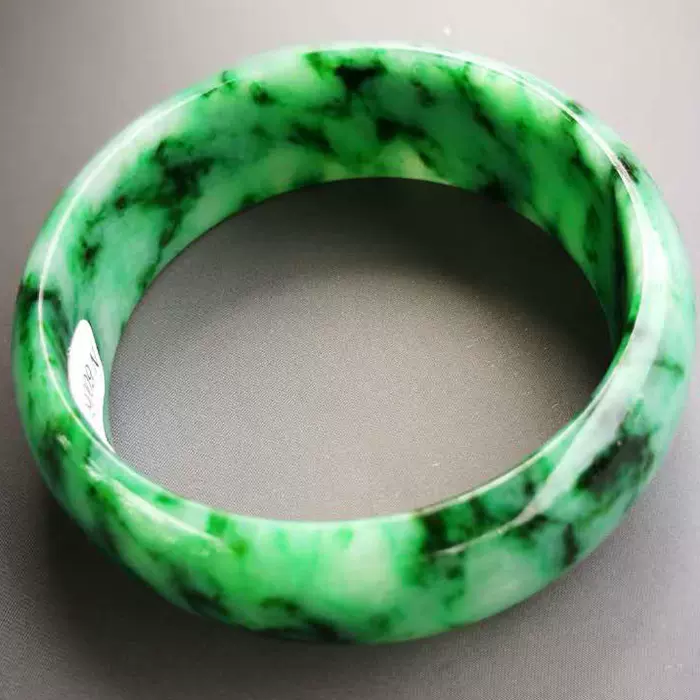 老翠玉玉玉子腕輪男款手串老坑緑翡翠ほうれん草緑仏珠数珠J