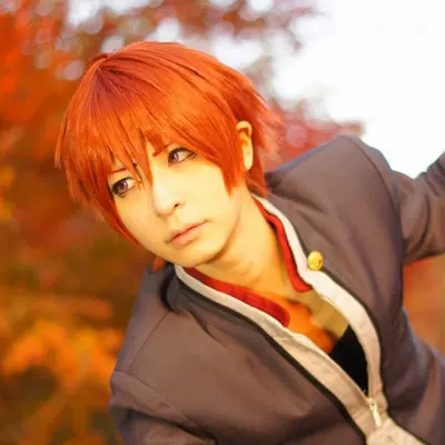 萌神派绯色的欠片鬼崎拓磨暗杀教室赤羽业红色短cosplay假发 Taobao