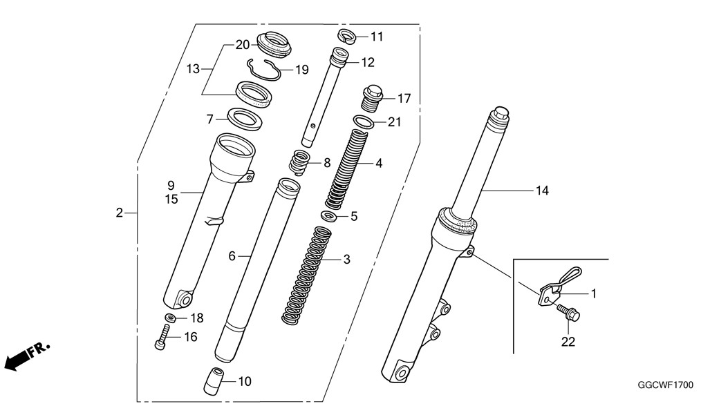 WUYANG HONDA   ǰ YOUYUE 110 WH110T-2A-F-17-A Ʈ ũ  Ʈ ũ ҹ-