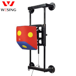 Jiurishan Boxing Wall Target, Adjustable Height, Wall-Mounted Spring Wall Target for Adult Home Use, Boxing and Martial Arts Training Wall Target