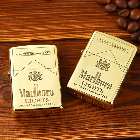 Zippo Pure Copper Marlboro ライター - 本物のアメリカ製