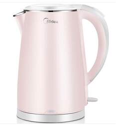 Midea Mk-Hj1705 Electric Kettle 304 Stainless Steel Household Automatic Power-Off Fast Water Boiling