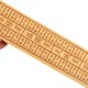 Peach wood Luban ruler woodworking ruler Luban ruler 46 measurement home decoration copper Luban ruler Dinglan ruler