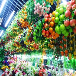Simulated Vegetable and Fruit String Hanging Decorations, Rattan, Farmhouse Flower Vine, Chili Pepper, Corn, Green Tree Leaves, Plant Decoration for Ceiling