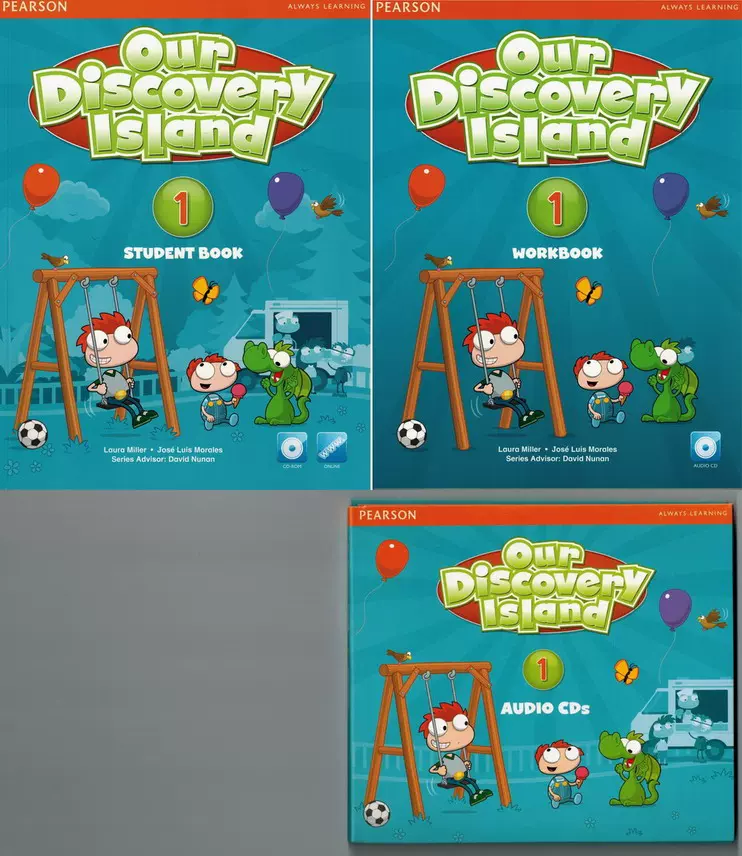 培生幼兒英語Our Discovery Island 1 學生用書+練習簿+CD 套裝