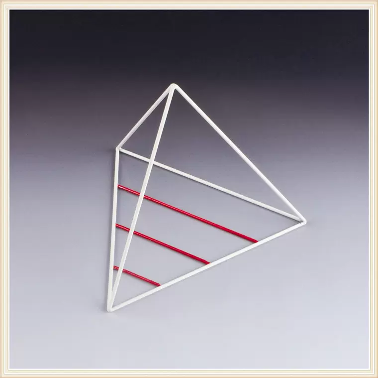 铁丝框架式正四面体立体几何教学模型中学新课标数学配套