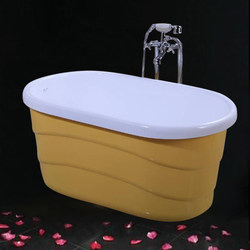 Genuine Acrylic Deepened Seated Independent Bathtub/Barrel/1,1.1,1.2,1.3,1.4, 1.5m