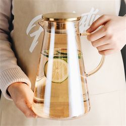 9QXC glass with handle light luxury drinking cup women's light luxury tea cup living room family home hospitality cup