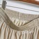 Apricot copper ammonia pocket large swing cake half -bodies skirt female summer 2024 new mid -length long skirt long skirt