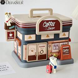 2025 New Model Piggy Bank for Adults, Large Capacity for Storing and Withdrawing Change, High-End Creative Savings Box for Girls