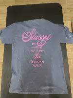 Stussy world tour tee世界巡游男士短袖t恤宽松女潮牌纯棉情侣装-Taobao