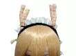 Kobayashi Rồng Của Người Giúp Việc Torconna Cosplay Bộ Tóc Giả Đôi Đuôi Ngựa 3 Màu gradient Tóc Giả Mũ Trùm Đầu 