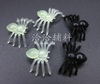 Environmentally friendly black luminous simulation small spider halloween plastic toy diy decoration accessories 1.5/2cm spider