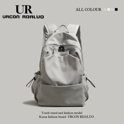 Ur Japanese-Style Simple Backpack 2025 New Model Unisex Computer Backpack Student School Bag Large Capacity Travel Bag