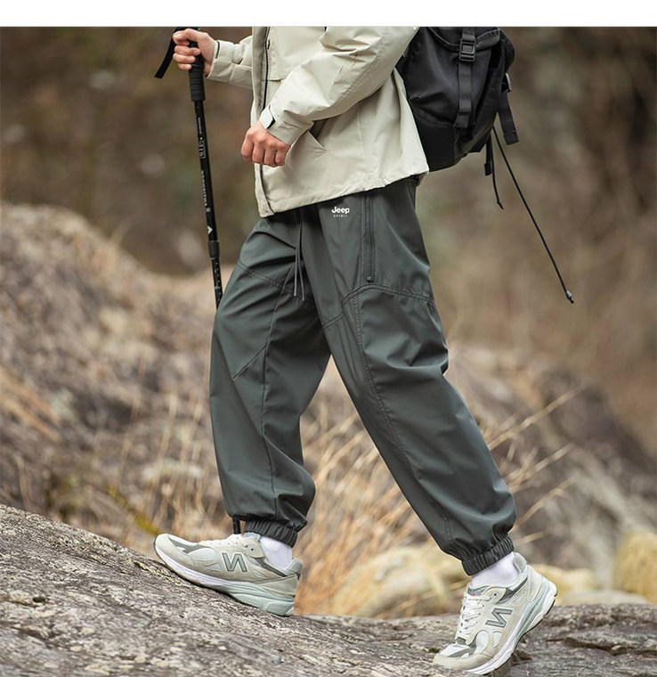 Jeepspirit autumn mountain climbing overalls men's American outdoor