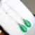 009 xianyun lucky and prosperous green jade earrings 