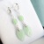 Fresh, elegant, temperament, and fashionable new lucky and prosperous business leader light green jade beads and light green jad 