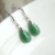 A02 lucky and prosperous career jasper water drop jade earrings 