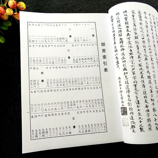 Model of Chinese running script Ren'an stele and inscription dictionary ...