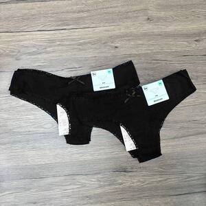 
European and American foreign trade single women's combination cotton sexy low-waist briefs sweet lace half-covering buttocks underwear