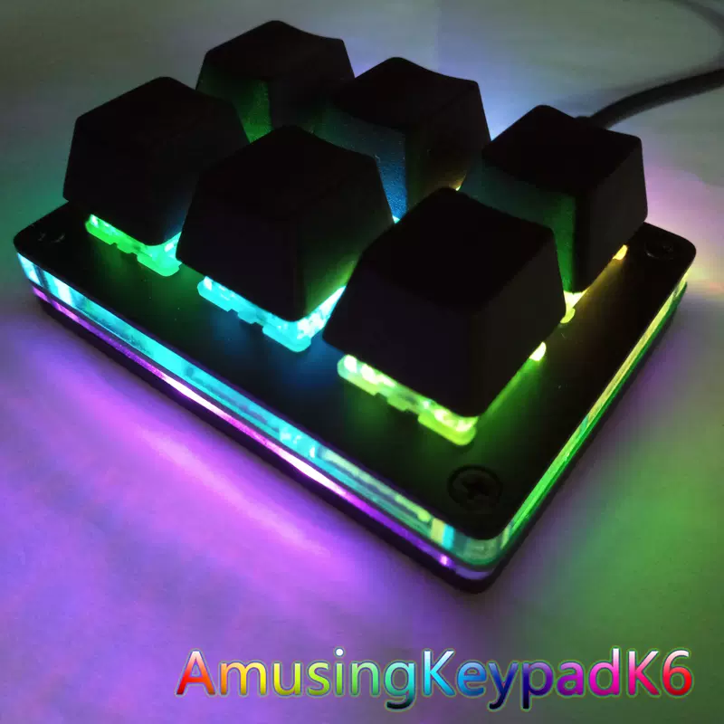AmusingKeypad K6 osu Muse Dash迷你多媒體熱鍵音遊小鍵盤觸盤- Taobao