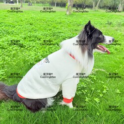 Dog clothes, autumn and winter plus velvet to keep warm, large dogs, golden retriever, Samoyed and Labrador pet clothing, trendy