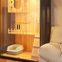 Cat Villa, Home Cat Cage, Indoor Cat Villa, Indoor Extra-Large Cat Cabinet, Cat Villa, Home Indoor Cat Nest
