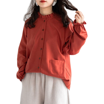 High -necked fat sister flowers loose new models
